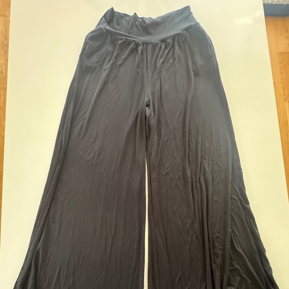 Blue Sky Palazzo Pants - Picture 1 of 3